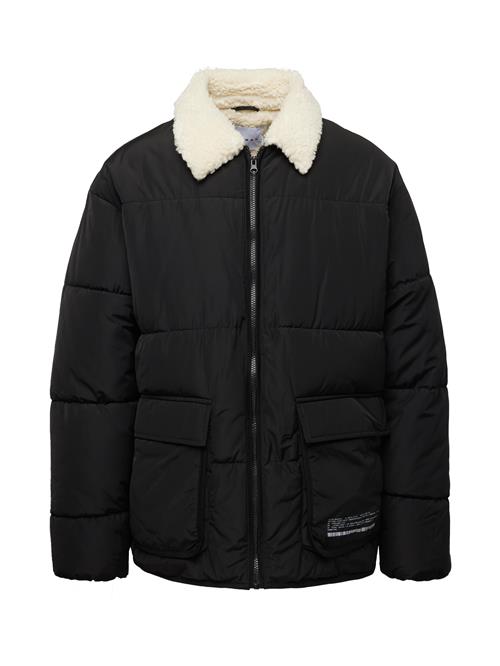 TOPMAN Vinterjakke  ecru / sort