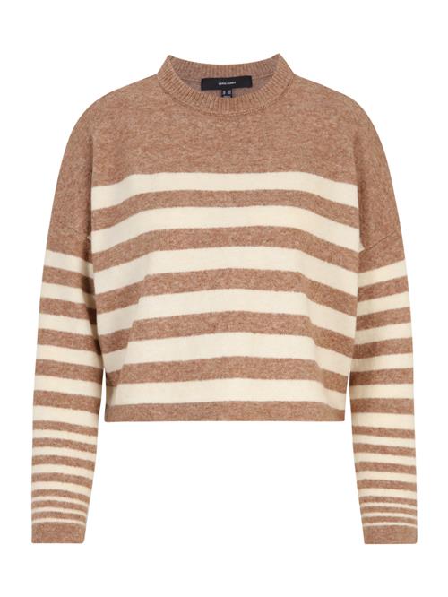 Vero Moda Petite Pullover  lysebrun / hvid