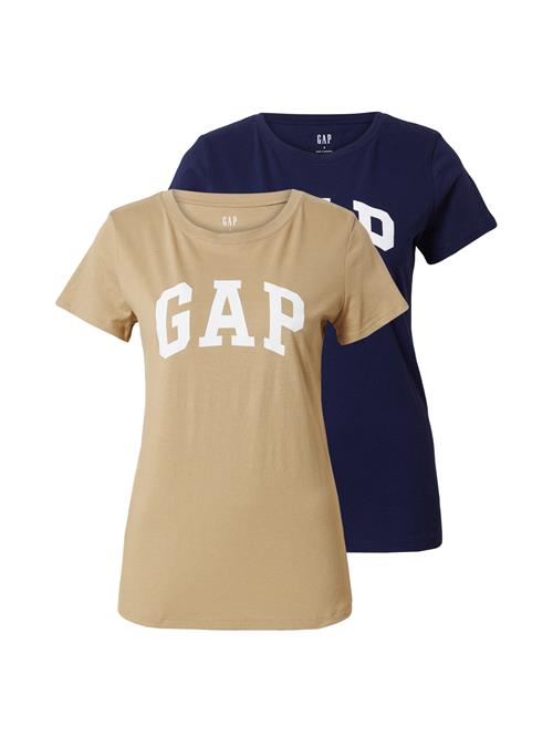 GAP Shirts 'FRANCHISE'  sand / mørkeblå / hvid