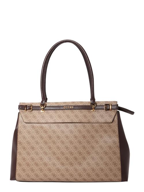 GUESS Shopper 'SESTRI CARRYALL'  beige / brun / guld