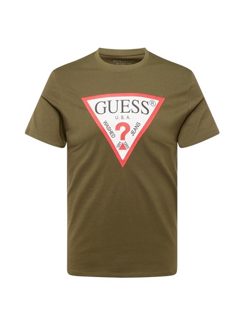 GUESS Bluser & t-shirts  oliven / rød / sort / hvid