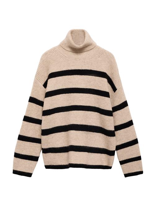 MANGO KIDS Pullover  lysebrun / sort