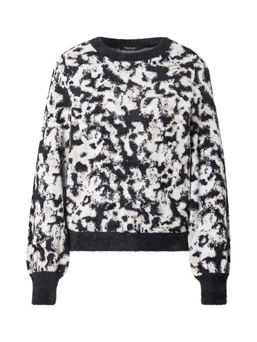 TAIFUN Pullover  beige / sort / offwhite
