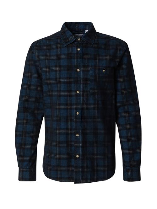 Only & Sons Skjorte 'ONSNELSON'  navy / sort / hvid