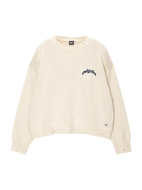 Se Pull&Bear Pullover 'STWD'  marin / offwhite ved About You