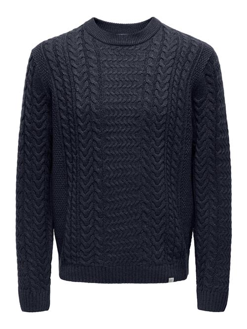 Only & Sons Pullover 'FLETCHER'  blå / mørkeblå