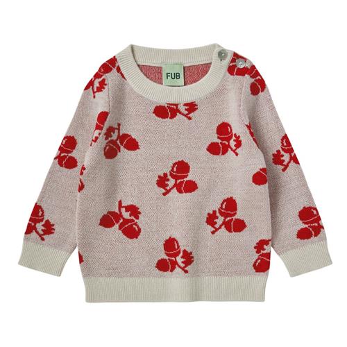 FUB Baby Acorn Bluse Ecru/Red |  | 86 cm