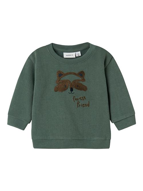 NAME IT Sweatshirt 'Salt'  brun / gran / sort