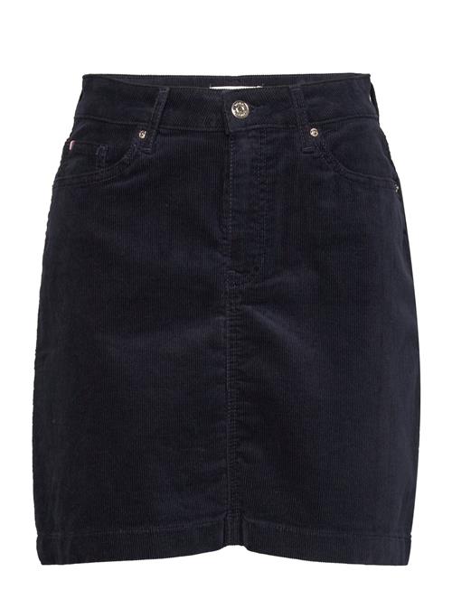 Tommy Hilfiger Dnm Mini Skirt Hw Cord Clr Tommy Hilfiger Navy