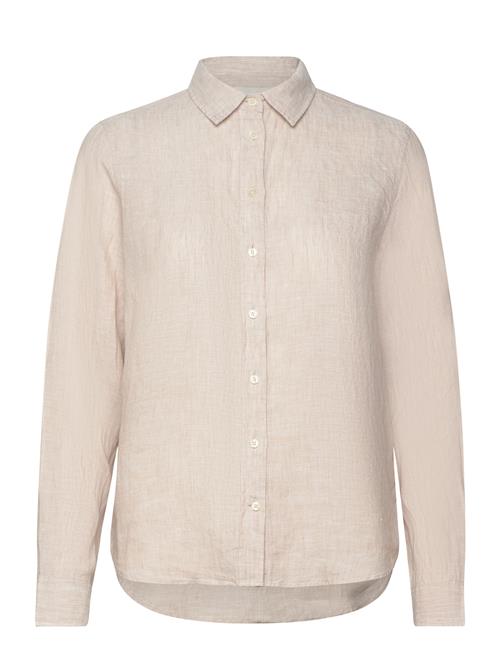 GANT Reg Linen Chambray Shirt GANT Beige