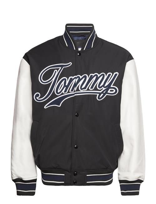 Tommy Jeans Tjm Letterman Jacket Ext Tommy Jeans Black