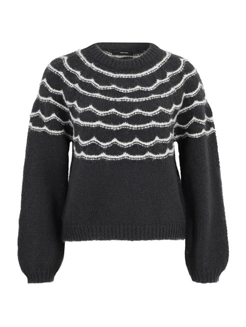 Vero Moda Petite Pullover 'VMCHARMAINE'  antracit / hvid