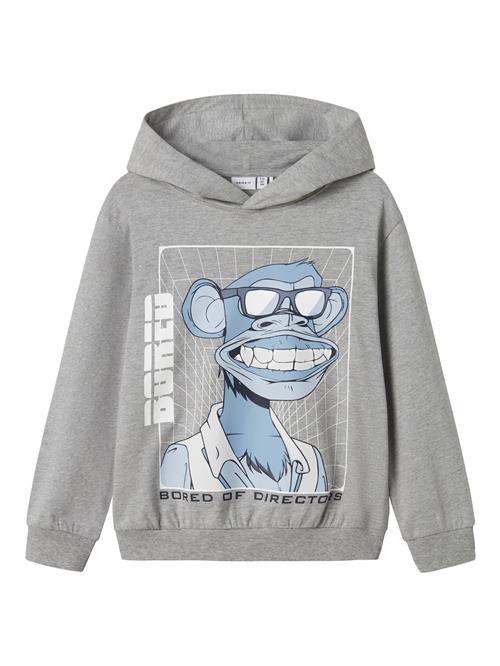 NAME IT Sweatshirt  blå / grå / hvid