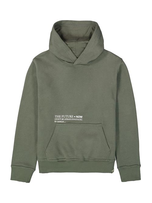 GARCIA Sweatshirt  oliven / sort / hvid