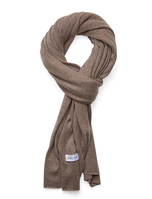 Davida Cashmere Big Classic Scarf Davida Cashmere Beige