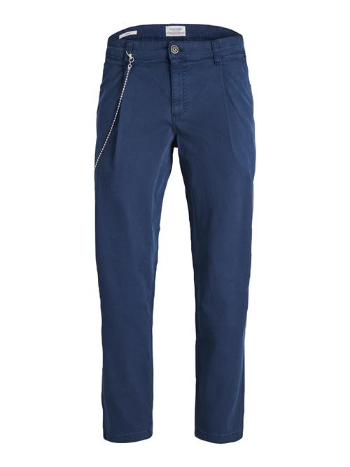 JACK & JONES Bukser med lægfolder 'FREDDIE'  navy