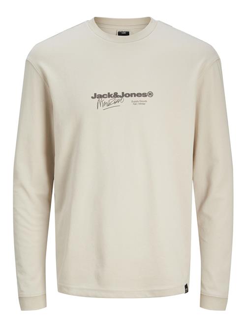 JACK & JONES Bluser & t-shirts  beige / mørkegrå