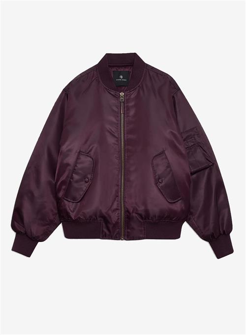 Anine Bing Leon Bomber Bordeaux