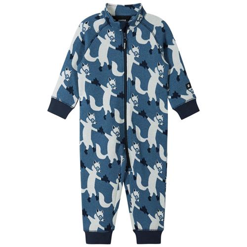 Reima Fleeceheldragt, Myytti - Blue Ocean 74 cm  Blå  74 cm  Unisex