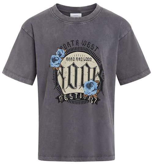 Se Grunt T-shirt - GrBardia - Washed Grey ved KidsWorld