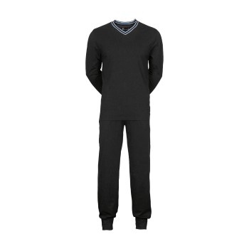 Se JBS V-Neck Jersey Pyjamas Sort bomuld Medium Herre ved Timarco