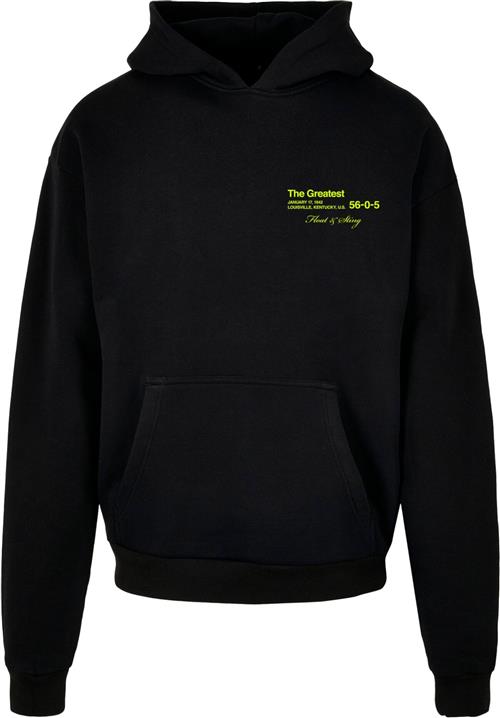 MT Upscale Sweatshirt 'The Greatest'  grå / kiwi / sort / hvid