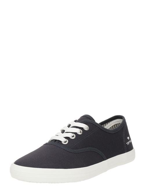 TOM TAILOR Sneaker low  marin / hvid