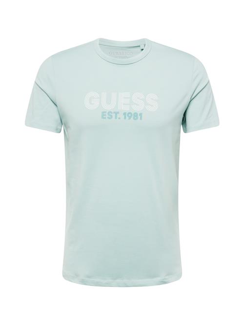 GUESS Bluser & t-shirts 'Classic'  cyanblå / lyseblå / hvid