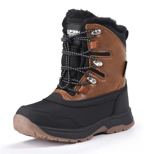 ICEPEAK Snowboots  lysebrun / sort