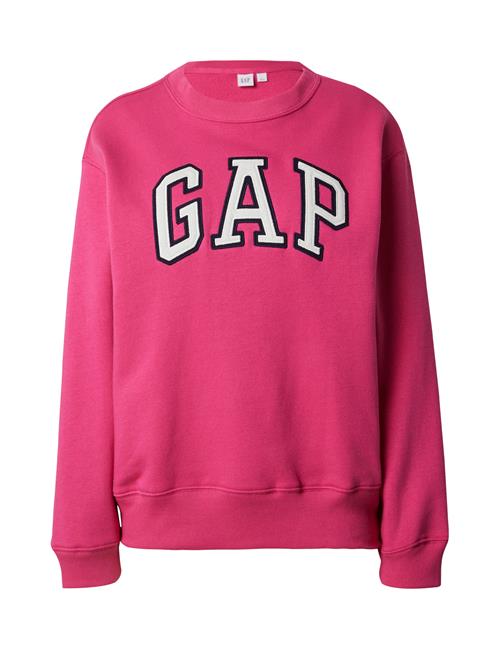 GAP Sweatshirt 'HERITAGE'  pink / sort / hvid