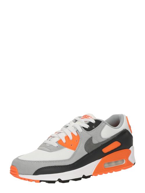 Nike Sportswear Sneaker low 'AIR MAX 90'  grå / mørkegrå / orange / hvid