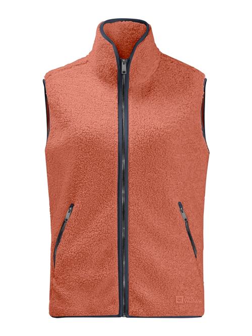 JACK WOLFSKIN Sportsvest  koral / sort