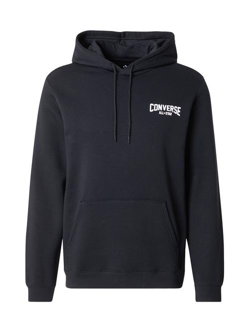 CONVERSE Sweatshirt 'RETRO CHUCK'  sort / hvid