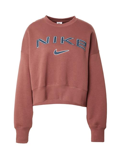 Nike Sportswear Sweatshirt 'PHNX FLC'  marin / burgunder / hvid