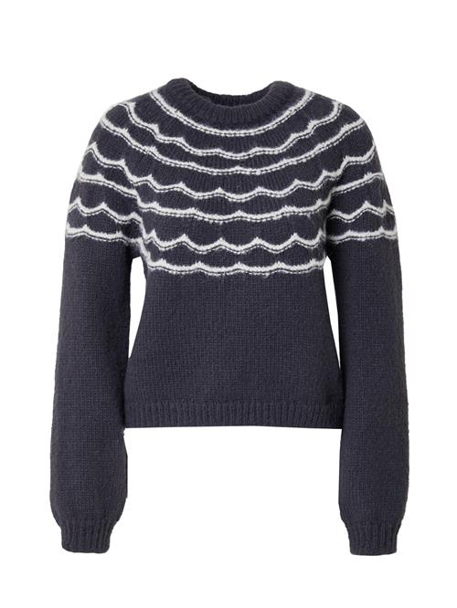 VERO MODA Pullover 'Charmaina'  antracit / hvid