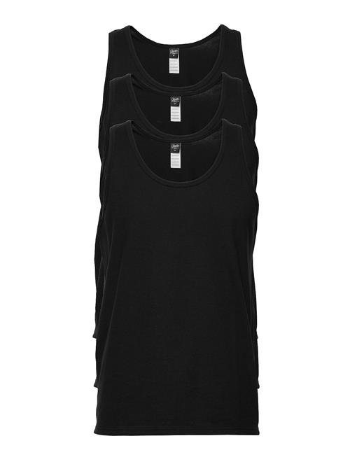 Claudio Claudio Singlet 3-Pack, Organi Claudio Black