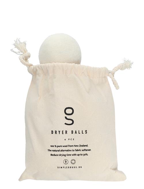 Dryer Balls 4 Pack Simple Goods Beige