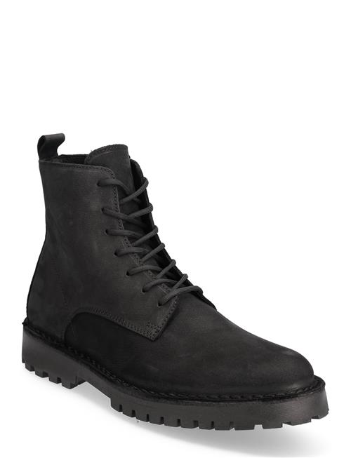 Selected Homme Slhricky Nubuck Lace-Up Boot B Selected Homme Black