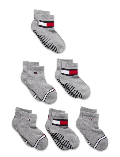 Tommy Hilfiger Th Baby Sock 6P Flag Sock Ecom Tommy Hilfiger Grey