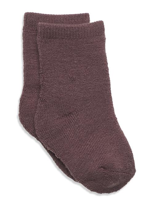 name it Nbfwaksi Wool Terry Sock Xxiii Name It Purple