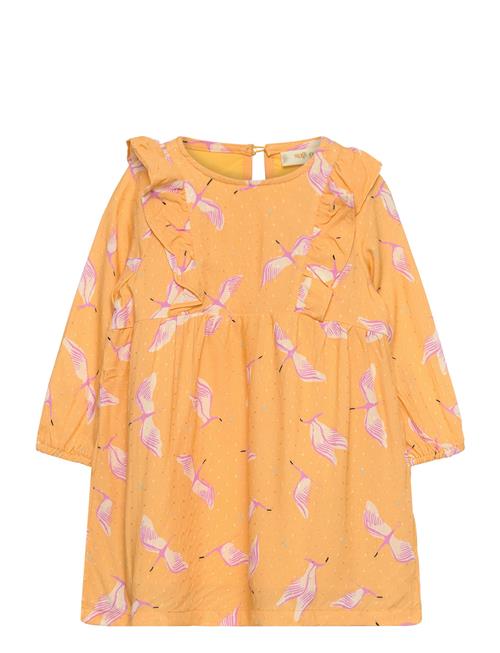 Sgeleanor Cranes Dress Soft Gallery Orange