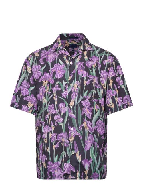 GANT Rel Iris Linen Lyocell Ss Shirt GANT Purple