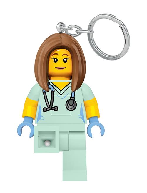 Euromic Lego Iconic, Nurse, Key Chain W/Led Light, H Euromic Patterned