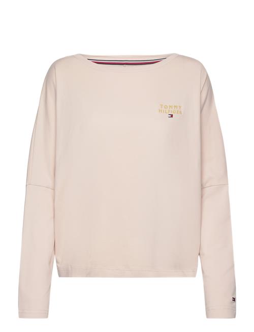 Tommy Hilfiger Long Sleeve T-Shirt Gold Embr. Tommy Hilfiger Pink