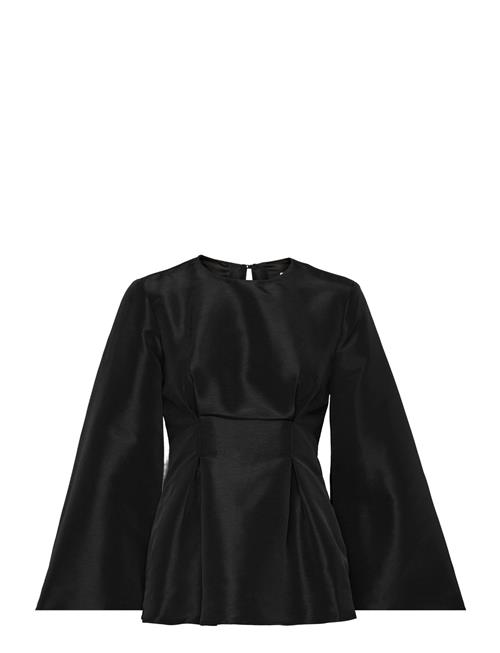 Malina Arielle Peplum Shaped Blouse Malina Black