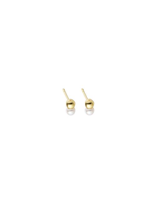 Design Letters Duo Pearl Stud - Goldplated Design Letters Gold