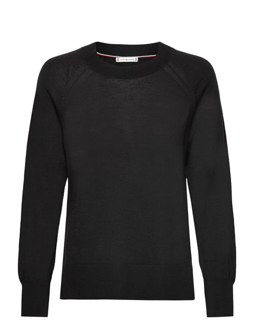 Tommy Hilfiger Md Merino Wool C-Nk Sweater Tommy Hilfiger Black