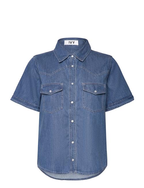 IVY Copenhagen Ivy-Ora Ss Shirt IVY Copenhagen Blue