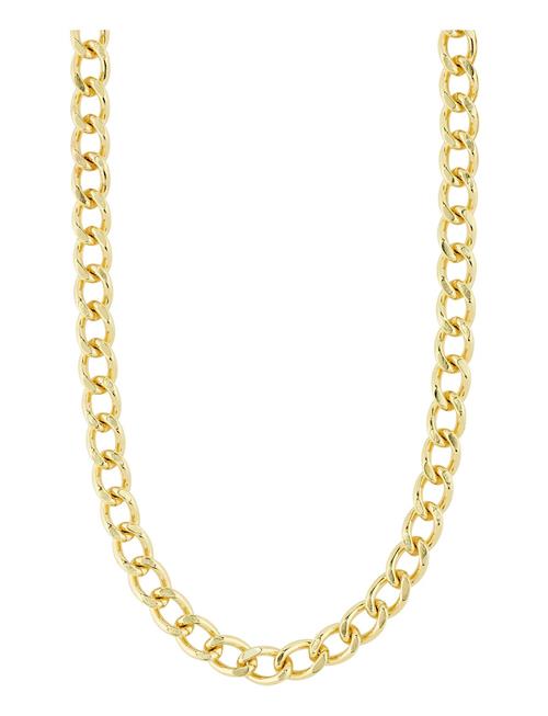 Pilgrim Charm Recycled Curb Necklace Pilgrim Gold