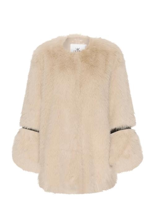 Kbpearly Fur Coat Karen By Simonsen Cream